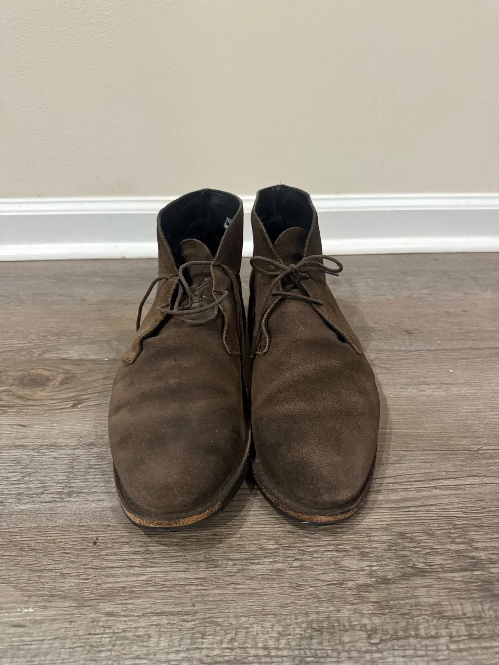 Olive Suede Chukka Boots TBC “Scout”